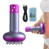 Heating Scraping Device,Microcurrent Cellulite Heating Vibration Handheld Massager - Cellulite Massager Microcurrent Massage Tool for Slimming Body and Smoother Skin view 1