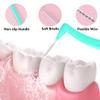 10 Pcs Angle Interdental Brushes, Angled Dental Brush for Teeth Cleaning, L Shape Interdental Brush for Teeth Clean Oral Hygiene Tooth Brushes, Easy Interspace Cleaning Teeth Brushes (Green, 0.8mm) view 3