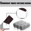 10 Microfibre Mop Pads, Washable Dry/Wet Replacement for All Spray Mops, Fit for Hardwood, Marble, Tiles, Laminate (Grey) view 4