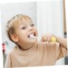 Beavorty Soft Bristles Kids Toothbrush 10,000-Bristle Manual Toothbrush for Children Ergonomic Handle Cute Hot Air Balloon Design Yellow for Ages 2-5 view 2