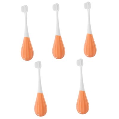 Beaupretty 5pcs Manual Toothbrush for Boys and Girls Toddlers Years Ergonomic Handle Soft Bristles Prevent Tooth Decay Boys and Girls Accessories Toothbrush Manual