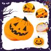 100PCS Halloween Paper Napkins, 3-ply Disposable Ghost Pumpkin Black Cat Luncheon Napkin Spooky Dessert Dinner Hand Napkin for Party, 6.5 x 6.5 Inches view 3