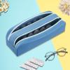 AITIME Portable Daily Lens Organizer & Dispenser - Travel Case Kit with Labeled Contact Lens Storage (Blue) view 4
