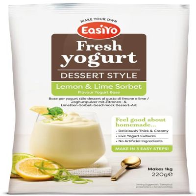 Easiyo Sachet Lemon & Lime Sorbet flavour