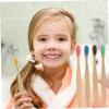 Bamboo Toothbrushes with Soft Bristles Organic Natural Adult Kids Bamboo Soft Toothbrush Eco-Friendly Plastic Free Packaging for Family Travel Gifts,10 Packs (Multicolor) view 3