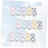 COLLBATH 15pcs Lens Storage Container Dual Compartment Lens Organizer Case Portable Holder Suitable for Daily Use and Travel Sturdy and Compact Design view 2