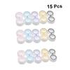 COLLBATH 15pcs Lens Storage Container Dual Compartment Lens Organizer Case Portable Holder Suitable for Daily Use and Travel Sturdy and Compact Design view 3