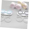 COLLBATH 15pcs Lens Storage Container Dual Compartment Lens Organizer Case Portable Holder Suitable for Daily Use and Travel Sturdy and Compact Design view 4
