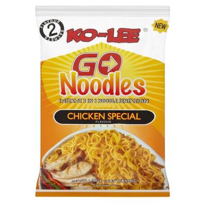 Instant Noodle Bundle Pack with Ko-Lee Go Instant Noodles Chicken Special Flavour (24 X 85g) - 1 Pack | Suitable For The Microwave & Suitable For Vegetarians | Full Case: (24 x 85g Each).