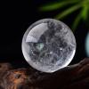 CRPPSYYR Crystal Ball with Wood Stand Selenite Ball Crystal Sphere Healing Stone Crystal Decorative Ball Photography Lensball, Meditation Orb and Home Decor,Diameter2.0 view 2