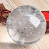 CRPPSYYR Crystal Ball with Wood Stand Selenite Ball Crystal Sphere Healing Stone Crystal Decorative Ball Photography Lensball, Meditation Orb and Home Decor,Diameter2.0 view 4