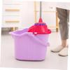 minkissy Plastic Mop Bucket Basket Cleaning Mop Drainage Basket with Holes Portable Mopping Tool for Home Use view 2