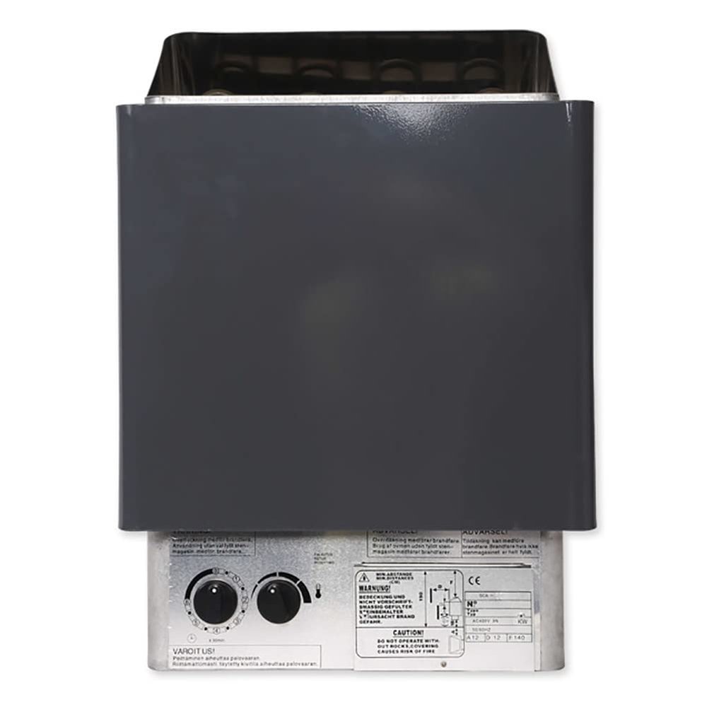 ATJOGWIN Electric Sauna Heater 380V 3-9KW Dry Sauna Stove with Internal Controller for 70-460 Cubic Feet Home Hotel Spa Shower Bathroom(3KW)