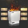 ATJOGWIN 220V Sauna Heater Stainless Steel Dry Sauna Stove with Internal Controller for 70-460 Cubic Feet Home Hotel Spa Shower Bathroom, 3-9KW(4.5KW) view 3