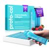 Proto-col Marine Collagen - 10,000mg hydrolysed Collagen Peptides Liquid Gel Sachets with Hyaluronic Acid & Vitamin C - High Absorption Formula for Skin Hydration & Anti-Aging Support (15 Sachets) view 1