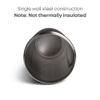Smartshake Rockband Reforce Stainless Steel Protein Shaker Bottle 900 ml | 30 oz - Leakproof Screw-on Lid - BPA Free - Non Insulated  Unisex - Motrhead, Born To Lose Logo on Bottle view 4