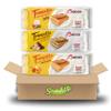 Balconi Trancetto Cake Assortment Pack - Premium Quality Italian Sponge Cakes | 280g each with 10 snacks inside | Strawberry, Cocoa & Apricot flavours | (1 Packet Each - Total 3 Pack) view 1