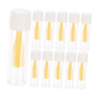 Healeved 12pcs Reusable Silicone Lens Stick Contacts-Lens Remover Applicator for Travel Use Lens Stick Wearing Tool