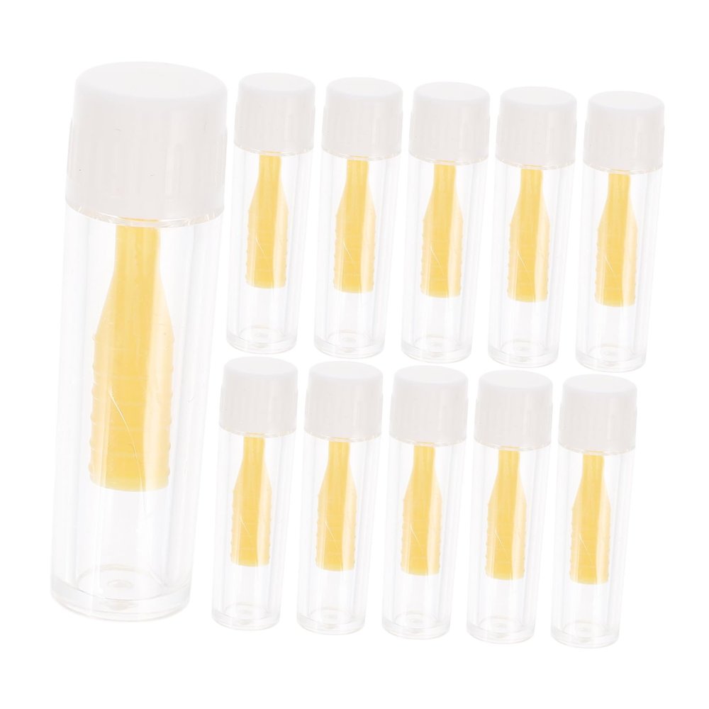 Healeved 12pcs Reusable Silicone Lens Stick Contacts-Lens Remover Applicator for Travel Use Lens Stick Wearing Tool