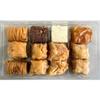 Baklava Pastries Sweets Tray - Dina Baklawa Chocolate Hazelnut Almond Macadamia Coconut Pistachio Cashew Filo Box (200g, 12 pieces) view 3