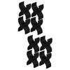 FOMIYES 8pcs Wheelchair Rail Guide Support Block for Wheelchair Parts Replacement Seat Rail Guide and Accessibility view 1