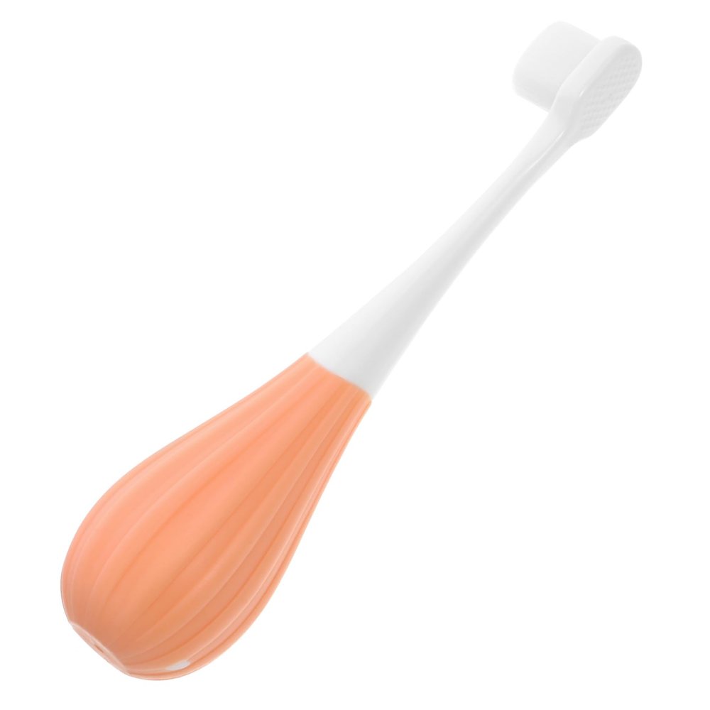 Anneome Childrens Toothbrush Soft Bristles Ergonomic Kids Toothbrush for Toddlers 2-5 Years Old Single Pack Orange Color Suitable for Baby Oral Care