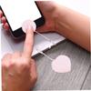 Healeved 4pcs Reusable Phone Screen Cleaner Pendant Mobile Phone Screen Wipe for Glasses Cleaner for Travel and Daily Use view 2