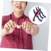 BCOATH 4pcs Denture Toothbrushes Double-Sided Small Bristle Brushes for Denture Care and Retainer Cleaning Portable Oral Hygiene Kit for Seniors view 3