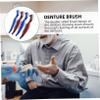 Didiseaon 4pcs Denture Brush Double Sided Denture Toothbrush Set for Elderly Red Blue Travel Care Oral Hygiene view 3