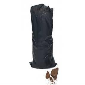 100 British Made Heavy Duty Plastic Polythene Builders Bags, 20 x 30 inches / 500 x 750mm, Black, for Rubble, Brick, Gravel, Sand, Aggregate, Wood, Timber Storage, Approx 50 litres Capacity
