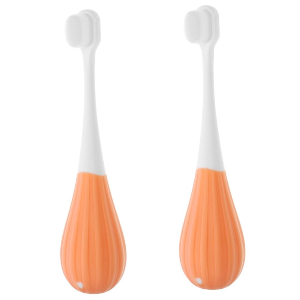 FRCOLOR 2pcs Cute Boy Girl Toothbrush Soft Bristles Manual Boys and Girls Toothbrush for Girl's Daily Use