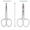 2Pcs Facial Hair Trimming Kit with Storage Box Stainless Steel Multifunctional Facial Hair and Beard Grooming Set for Men and Women view 2