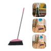 Alipis Indoor Dust Broom, Long Handle Angle Broom Floor Cleaning Brooms House Broom Stainless Steel Cleaning Sweeping Brooms for House and Kitchen Garden Pinks view 2