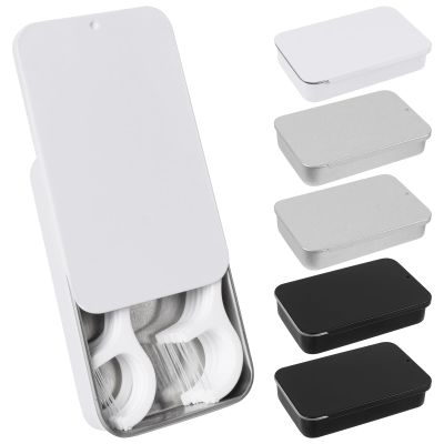 Adorila 6 Pack Travel Cotton Swab Qtip Holder, Portable Hair Tie Organizer with Lid, Flosser Dispenser, Plastic Flosser Dispenser Hair Accessories Organizer