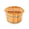 GANGUIO Sauna Wooden Bucket,Spa, Sauna,Soak,Handmade Massage Bucket Foot Bath,Foot Spa Wash Bucket Feet Bath Basin Tub view 1
