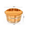 GANGUIO Sauna Wooden Bucket,Spa, Sauna,Soak,Handmade Massage Bucket Foot Bath,Foot Spa Wash Bucket Feet Bath Basin Tub view 2