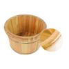 GANGUIO Sauna Wooden Bucket,Spa, Sauna,Soak, Handmade Massage Bucket Foot Bath,Foot Spa Wash Bucket Feet Bath Basin Tub view 4