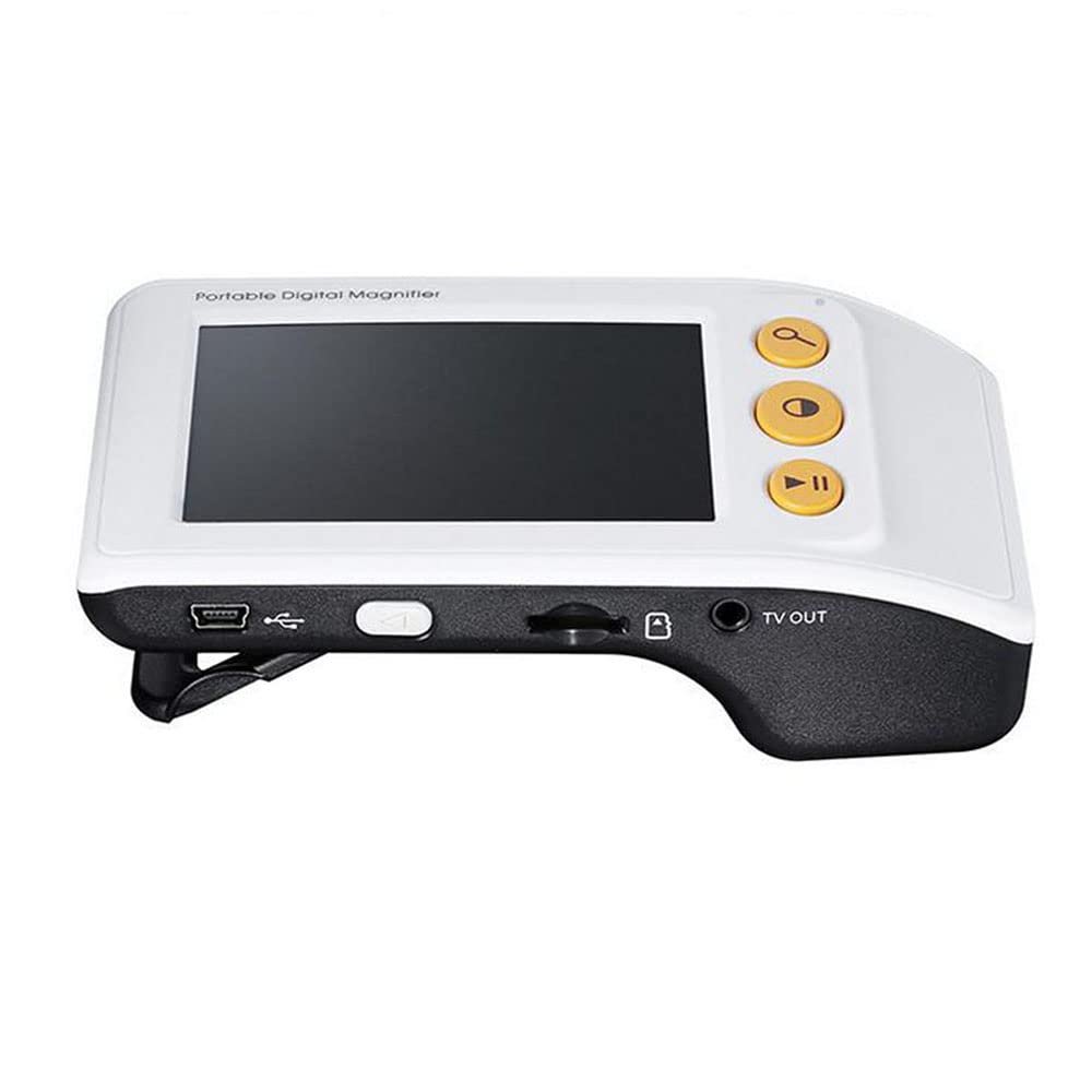 ALDDPWE 3.5 Inch High-Definition Electronic Vision Aid for Low Vision Reading Reading Newspaper Reading Magnifying Glass,White Keep it in mind
