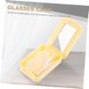Healeved 2sets Cute Contacts Case Small and Lightweight Lens Storage Kit for Contacts Lenses for Traveling School and Work view 3