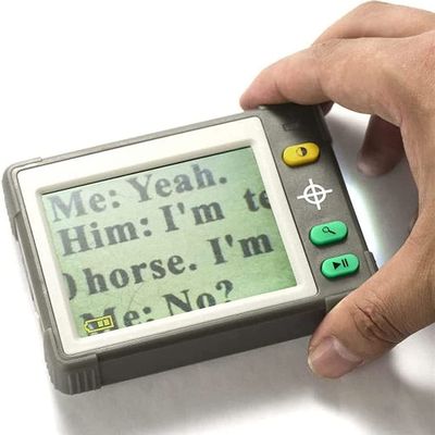 ALDDPWE Electronic reading aids Digital magnifier 3.5-inch portable electronic low vision reading aids 3-15x zoom multicolor mode Keep it in mind