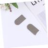 HAPINARY 5pcs Sweat Gaming Finger Cots for Mobile Phone Breathable Elastic Finger Sleeves Screen Touch Game Playing Accessory Grey view 3