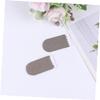 HAPINARY 5pcs Sweat Gaming Finger Cots for Mobile Phone Breathable Elastic Finger Sleeves Screen Touch Game Playing Accessory Grey view 4