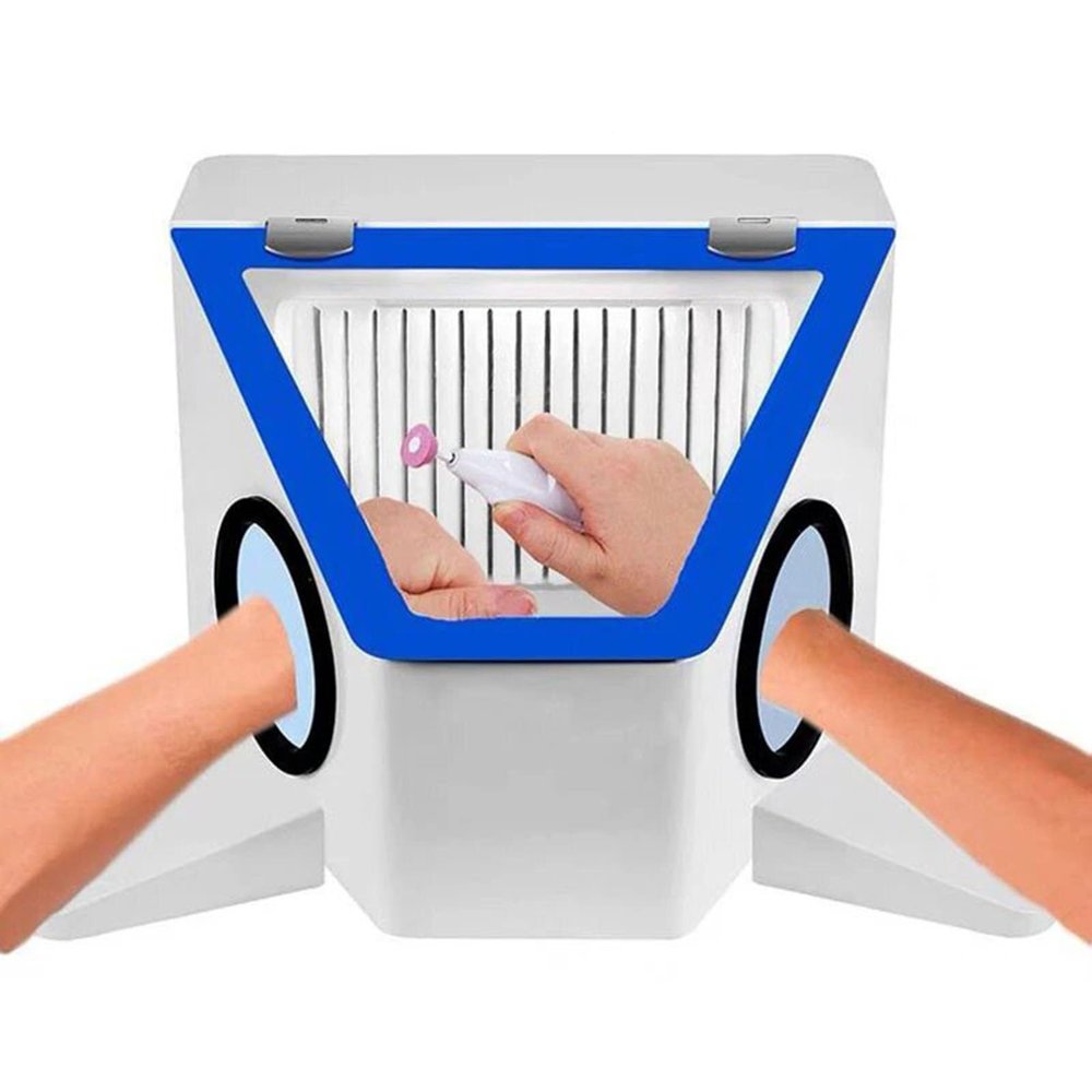 Dental Lab Clinic Dust Collector Vacuum Dust Extractor Box Lapping Protector Sandblasting Protector Dust Engraving Operation Box
