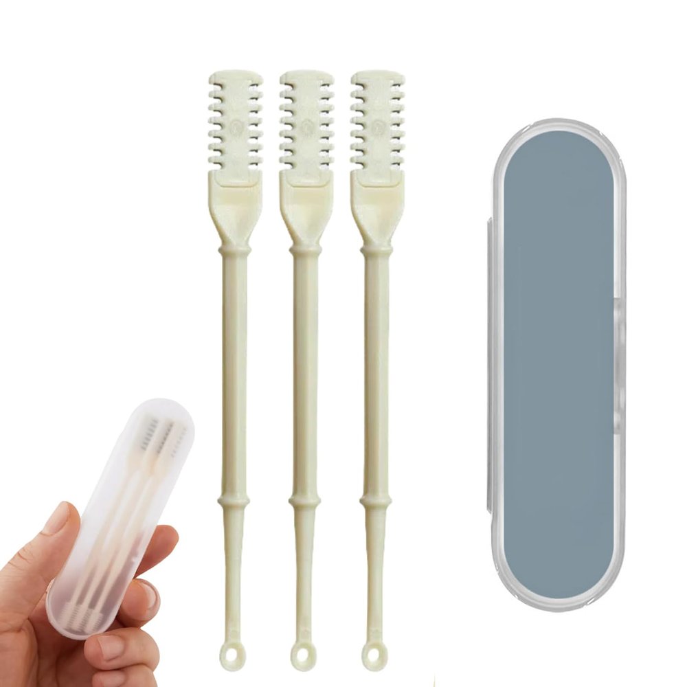2-in-1 Nasal Hair Cutter, 2024 New Double Sided Nose Hair Knife, Portable Nose Hair Knife Manual Nose Hair Trimmer, 360 Degree Rotating Manual Nose Hair Trimmer (3pcs)