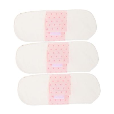 Anneome Reusable Washable Sanitary Pads Liners 3pcs 21cm Cotton Breathable Soft Menstrual Pads for Women Pregnancy Period Protection