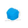Anneome Portable Denture Storage Box 2Pcs Safe Tooth Container with Filter and Hinged Design for Carrying Dentures Anywhere, Ultra-Smooth Finish Plastic Case for Parents and Grandparents view 2