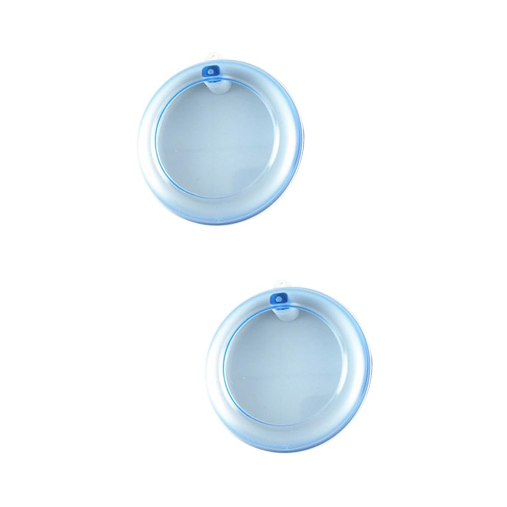 Beaupretty 2pcs Portable Rotating Case Box Storage Box Small Case for False Teeth Container Storage Small
