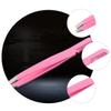 Healeved 4pcs Diagonal Eyebrow Clamps Stainless Steel Makeup Tweezers Eyebrow Brush Comb and Eyelash Application view 2