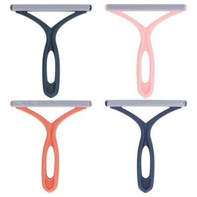 4Pcs Manual Fuzz Shaver, Portable Lint Remover, Reusable Double Sided Lint Remover Travel Brush, Double Sided Fuzz Remover for Clothing, Furniture, Curtain, Blanket, Couch