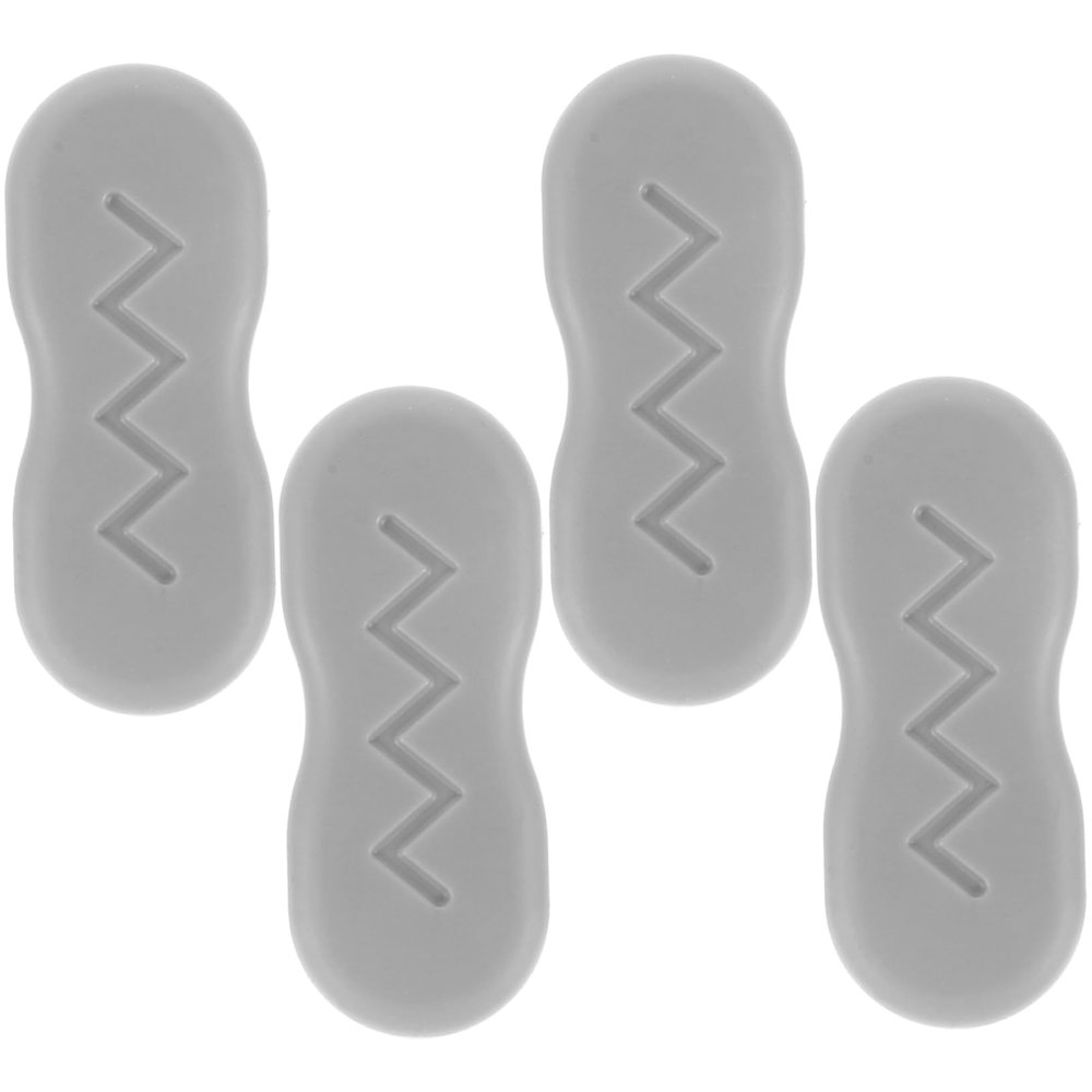 Anneome 4pcs Toilet Seat Riser Bumper Pads Urine for Elderly Home Bathroom Use Toilet Seat Buffers Cushioning Pads